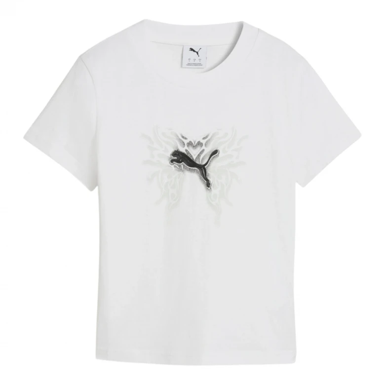 Street Glam Slim Short Graphic Tee 0
