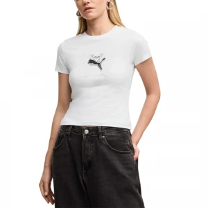 Street Glam Slim Short Graphic Tee