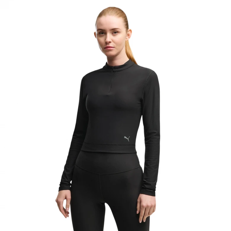 CLOUDSPUN Quarter-Zip Long Sleeve Top