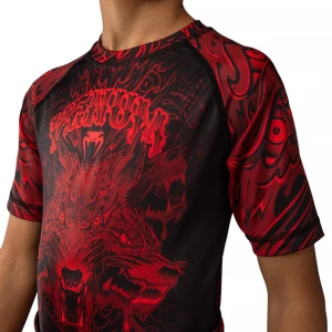 Wolf Atak Kids Short Sleeve Rashguard 1