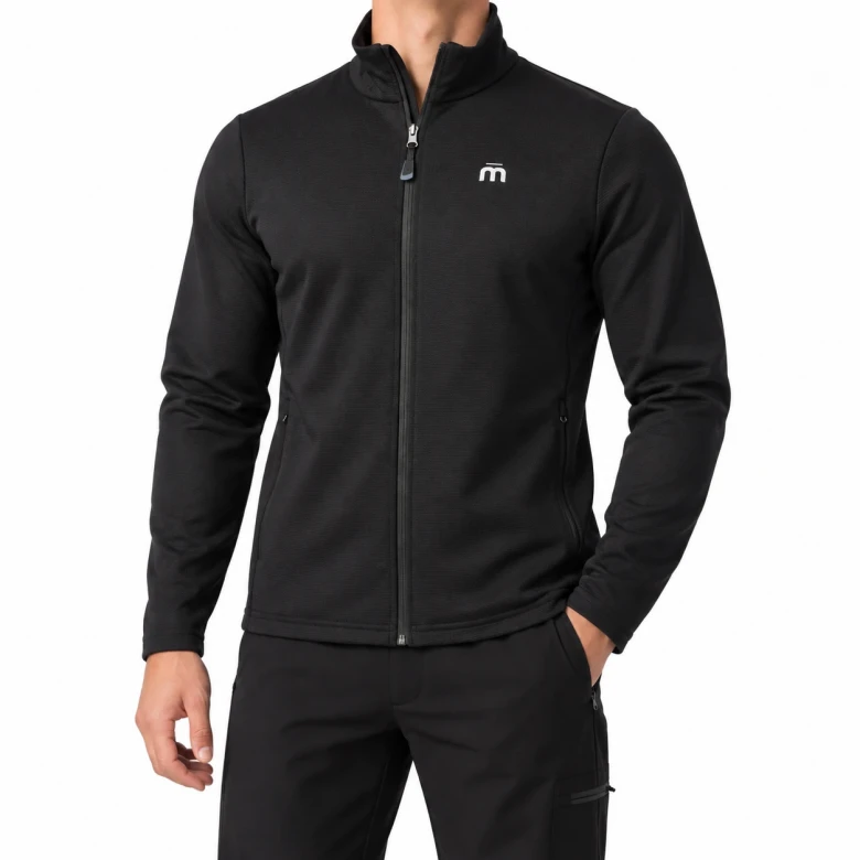 Man Half Neck F/Zip Shirt Warm Control