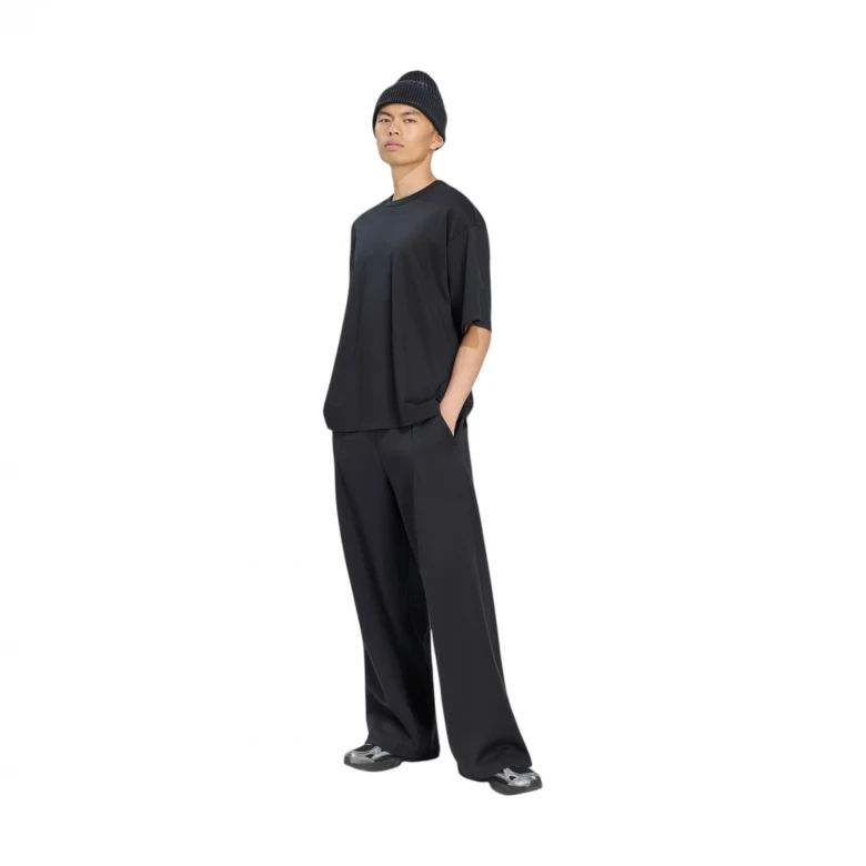 Soft Lux Winter Knit Straight Leg Pants 4