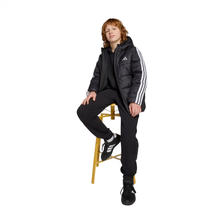 Essentials 3-Stripes Padded Jacket Kids 1