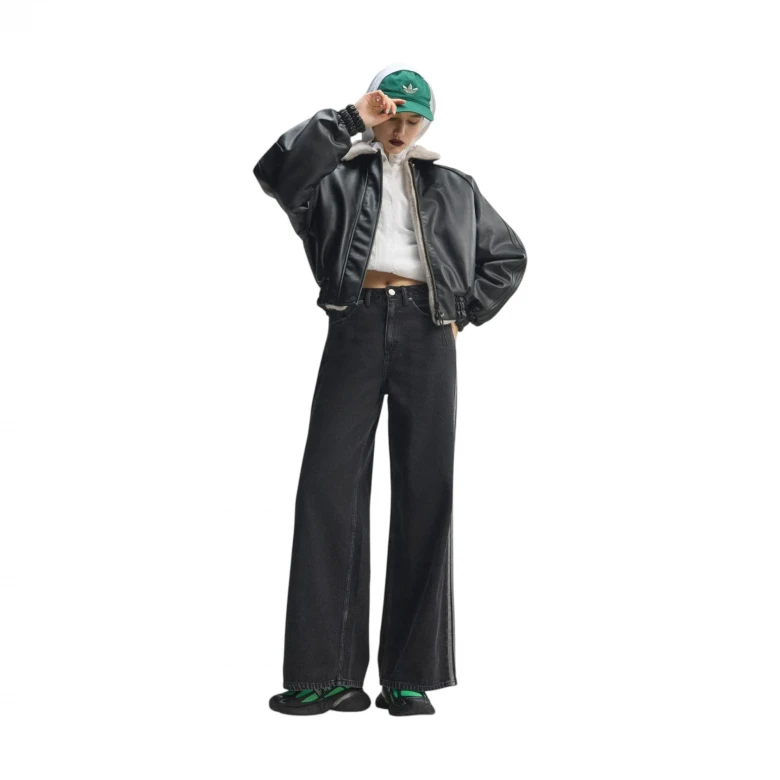 High Rise Wide Leg Denim Pant 3