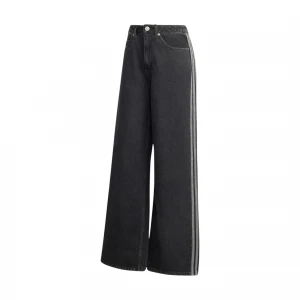 High Rise Wide Leg Denim Pant 2
