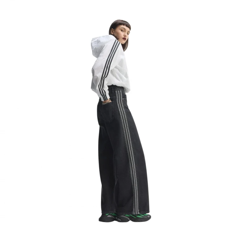 High Rise Wide Leg Denim Pant