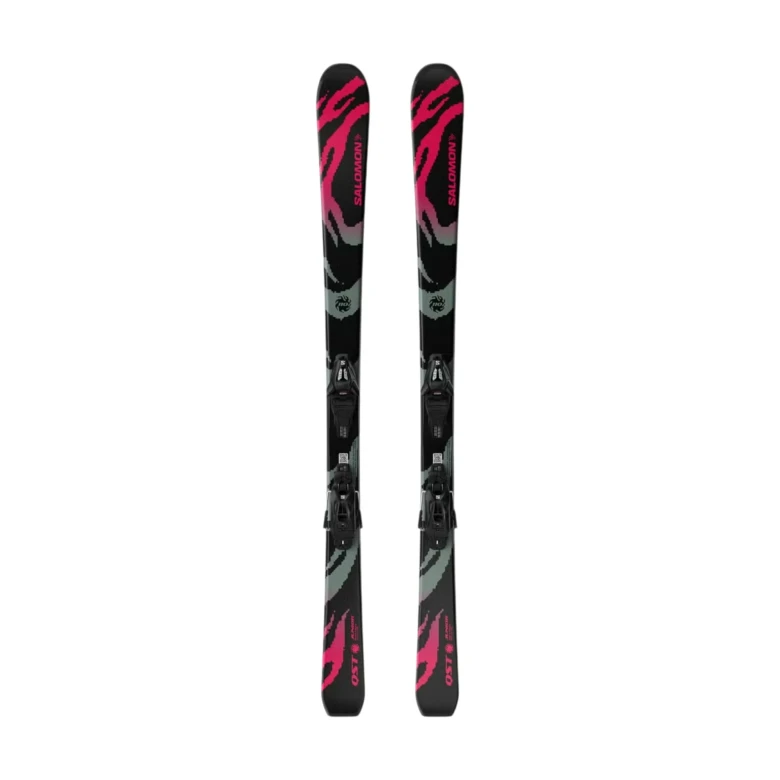 Ski Set L Qst Jr Black S + C5 Gw J75 100