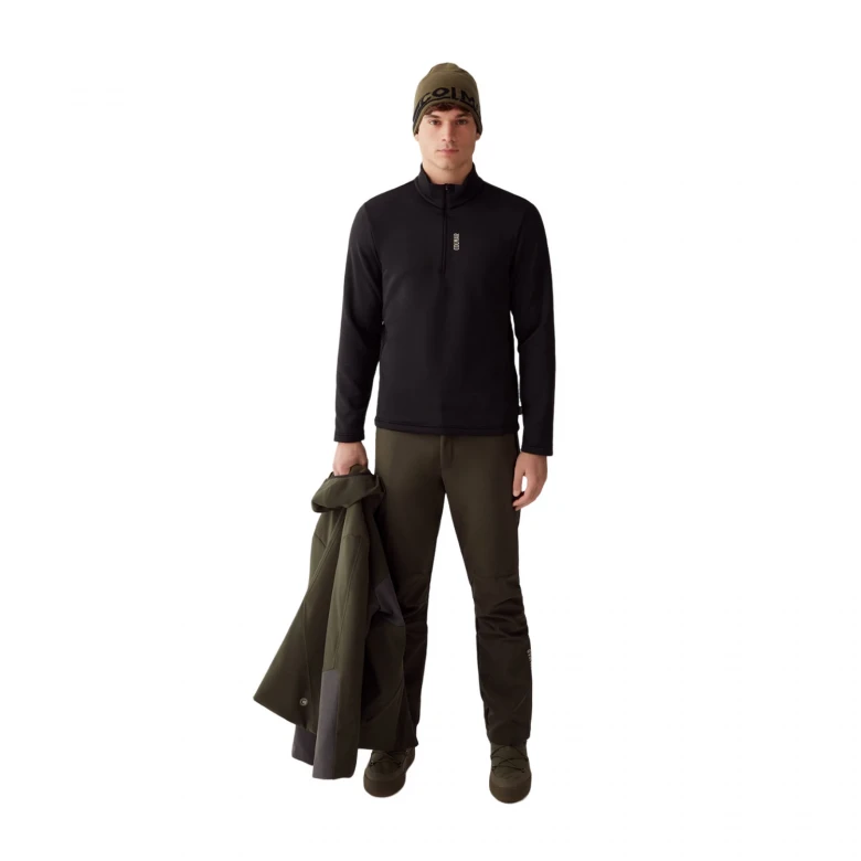 Half Zip Stretch Fleece Ski 2
