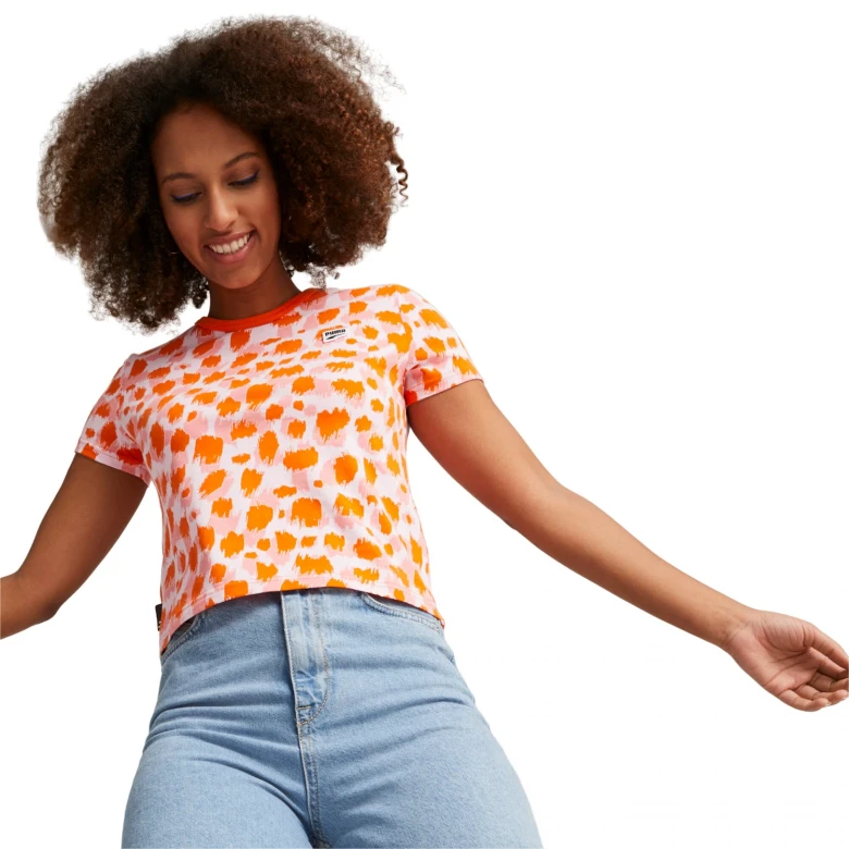 Футболка Puma Downtown Aop Slim Tee