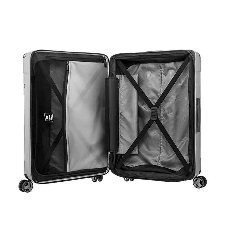 Чемоданы Samsonite Evoa SP 75cm Exp Brushed Silver 5