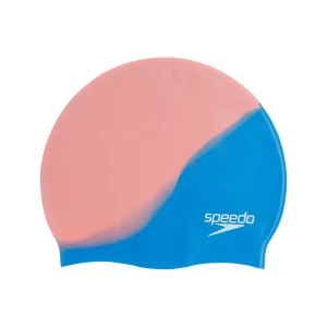 шапочка для плавания multi colour silc cap au blue/pink