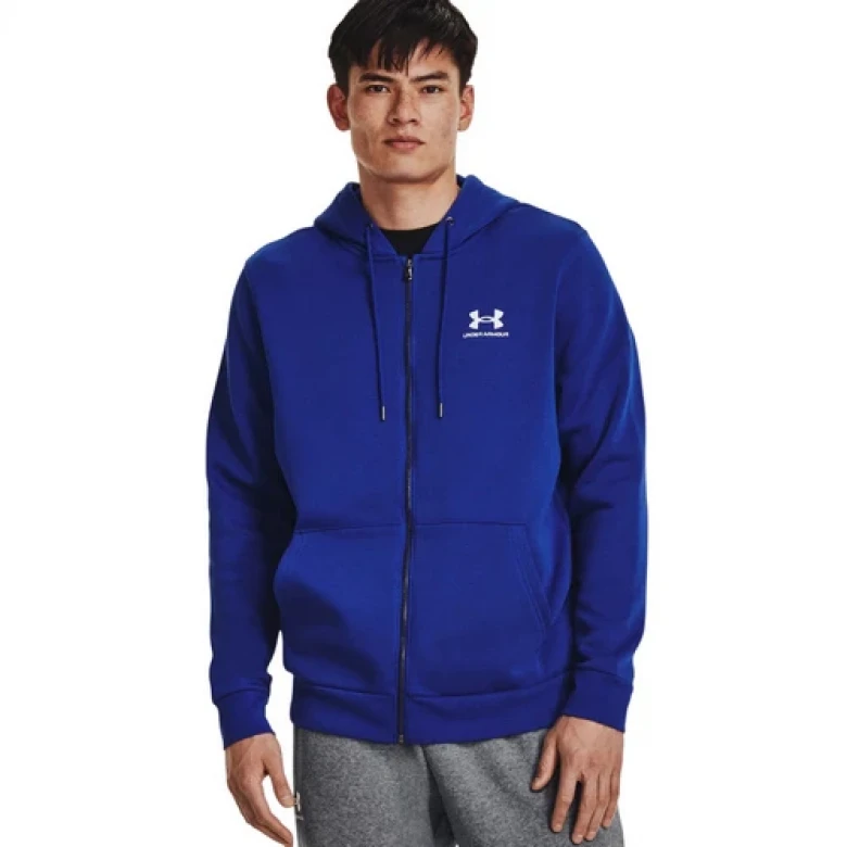 толстовка ua essential fleece fz hood