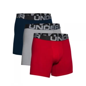 Нижнее бельё Under Armour S Ua Charged Cotton 6in 3 Pack Red