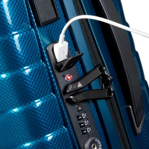 чемодан маленький sam proxis-spinner 55/20 exp petrol blue 2