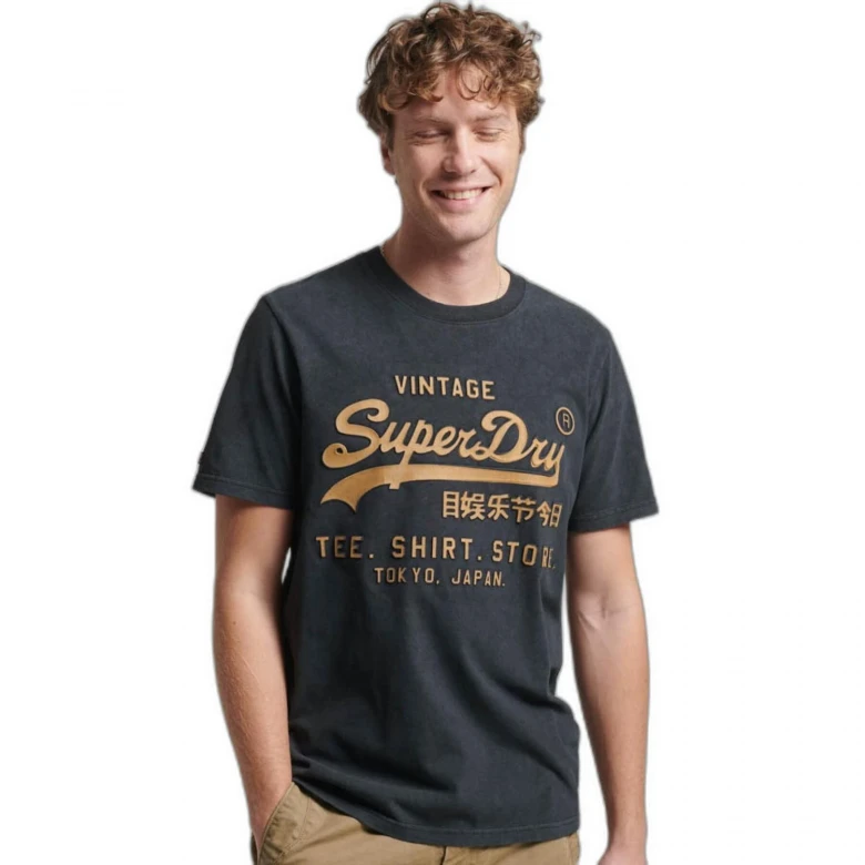 Футболка Superdry D1 Ovin Embossed Vl T Shirt Blouse Man