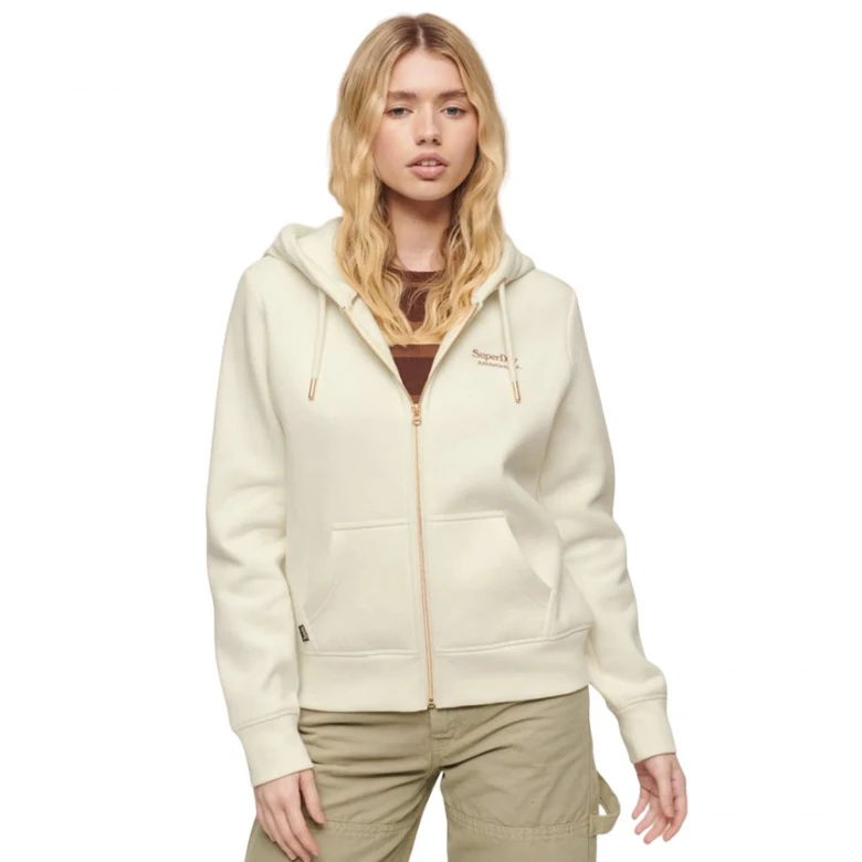 Толстовка Superdry  Essential Logo Zip Hoodie Sweatshirt Woman
