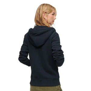 Essential Logo Zip Hoodie Sweatshirt Woman 1