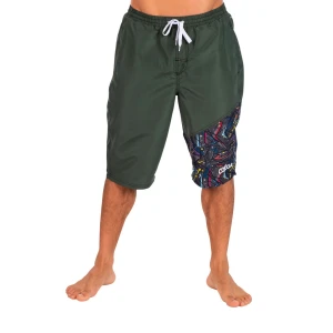 шорты для плавания sw capris - green abstract paint