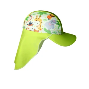 кепки flap cap - green jungle animals 2