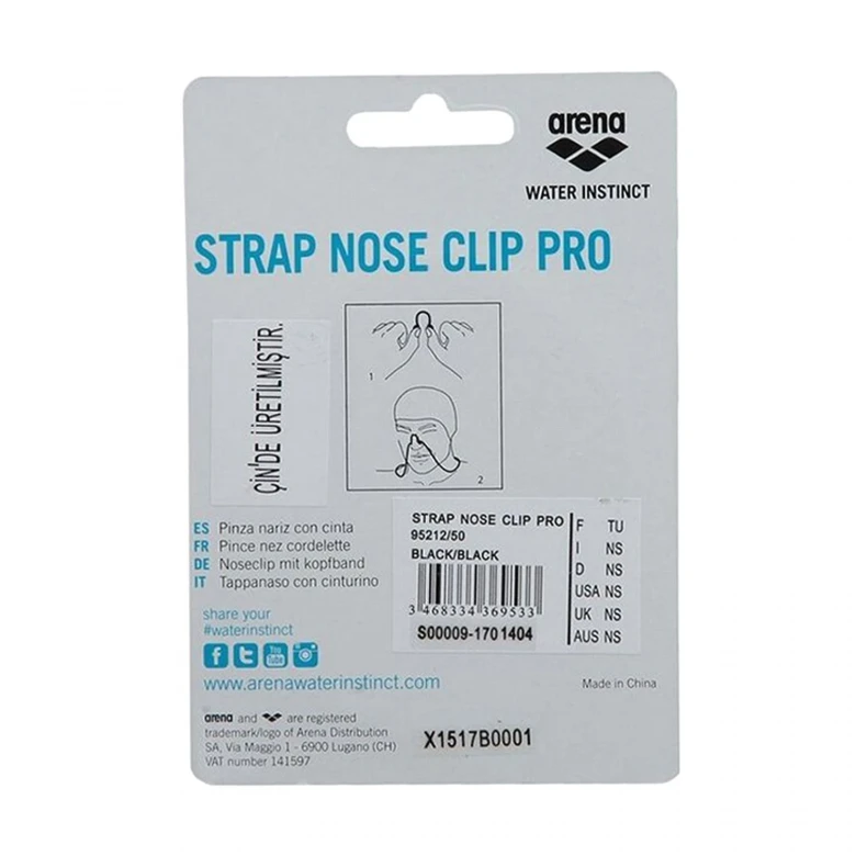аксессуары для плавания strap nose clip pro 1