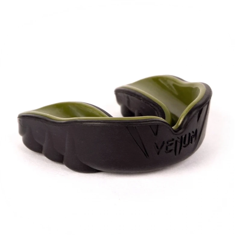 защита venum challenger mouthguard - black/khaki 1