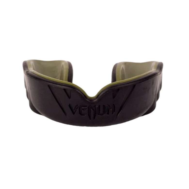 защита venum challenger mouthguard - black/khaki 4