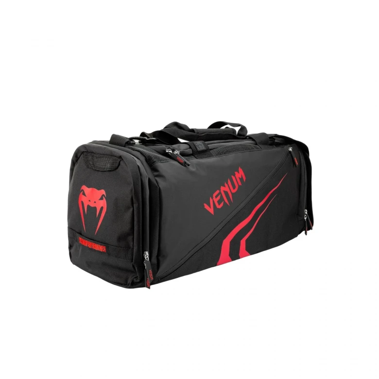 сумки venum trainer lite evo sports bags - black/red