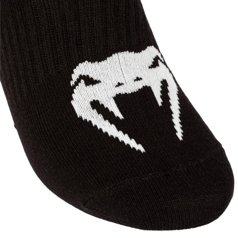 носки venum classic footlet sock - set of 3 - black/white 4