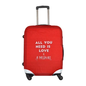 чехол для чемодана love and passport / dogo luggage shirt cabin valiz kilifi