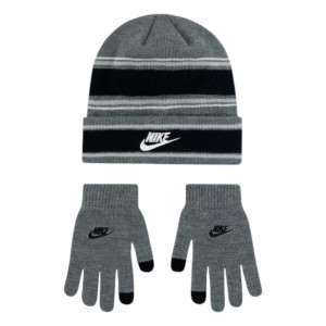 Шапка + перчатки Nike Multi Stripe Beanie Set