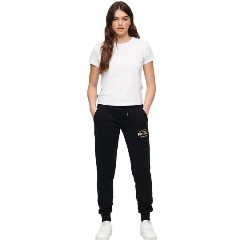 Брюки Superdry XS D4 Ovin Luxe Metallic Logo Slim Jogger 4