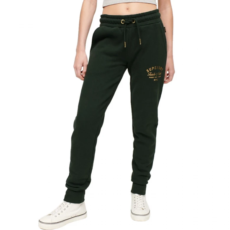 Штаны Superdry D4 Ovin Luxe Metallic Logo Slim Jogger